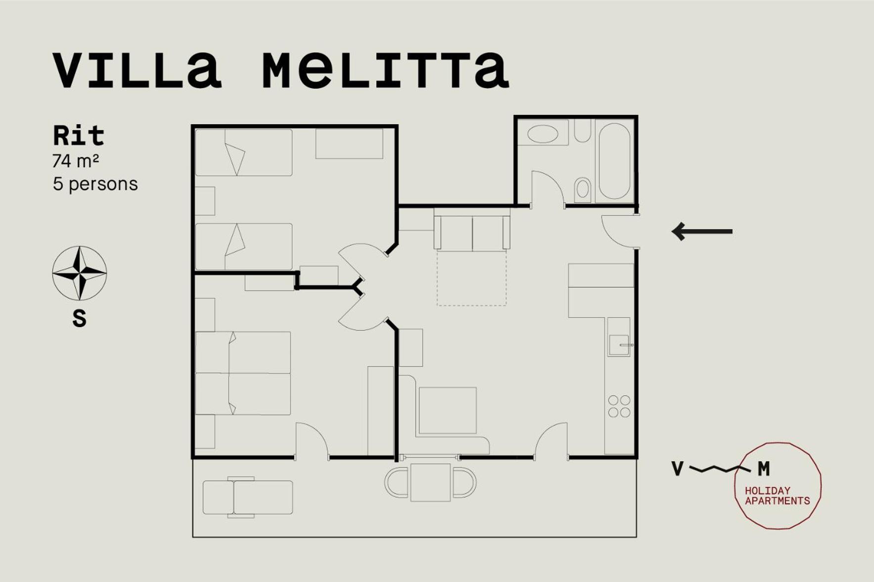 סן ויג'יליו די מרבה Villa Melitta חדר תמונה