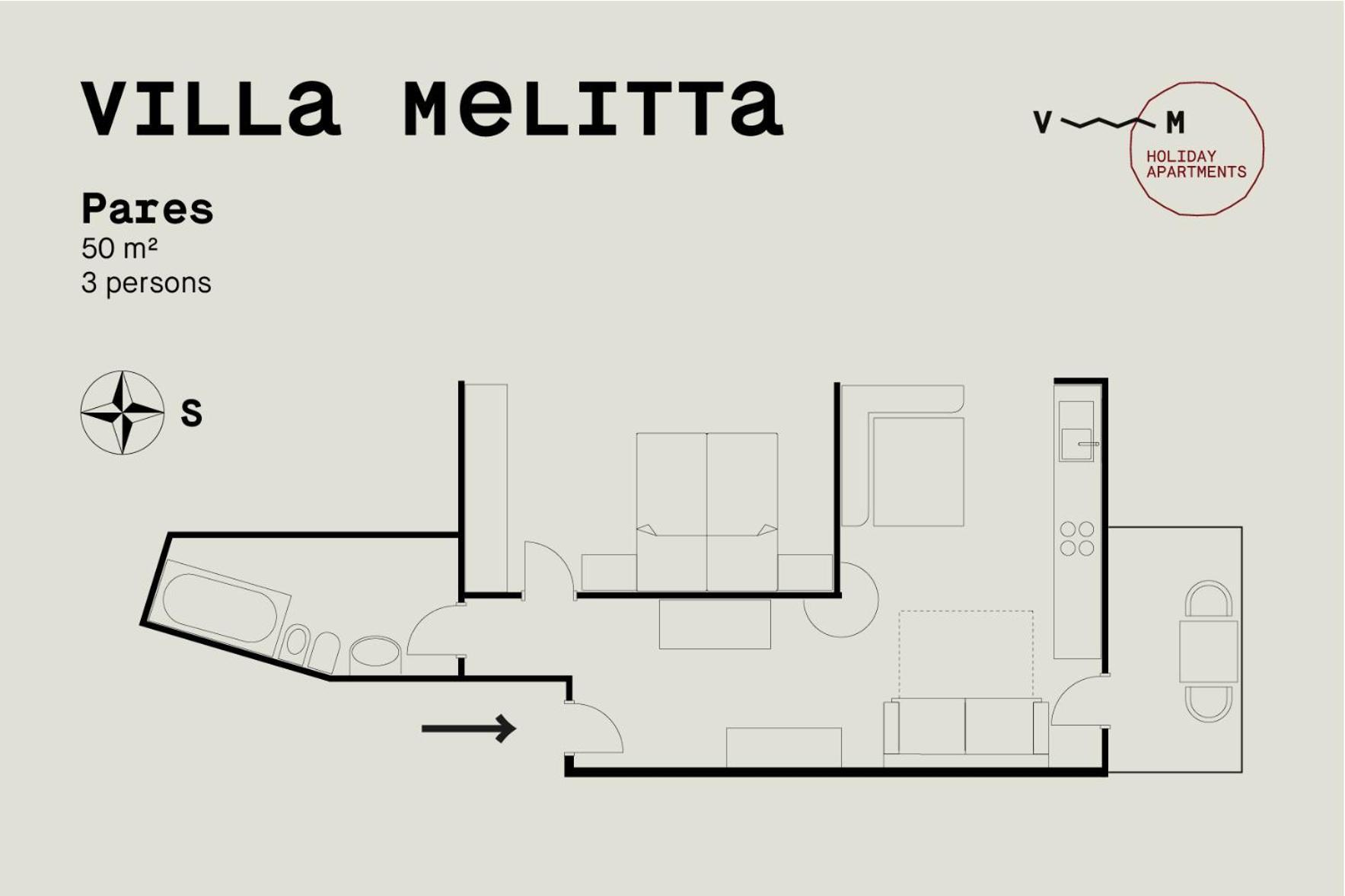 סן ויג'יליו די מרבה Villa Melitta חדר תמונה